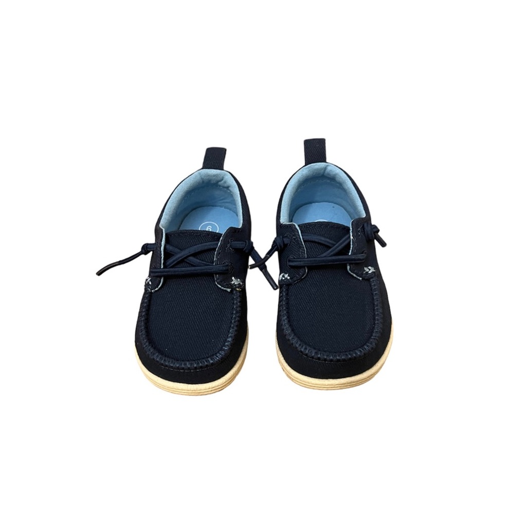 Cat & Jack Navy Blue Boat Shoes | Slip On | Sailing Sneaker | Size 6T